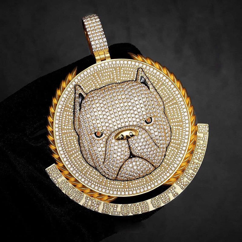 Custom Moissanite Diamond Disc Pendant Deposit (Non refundable)