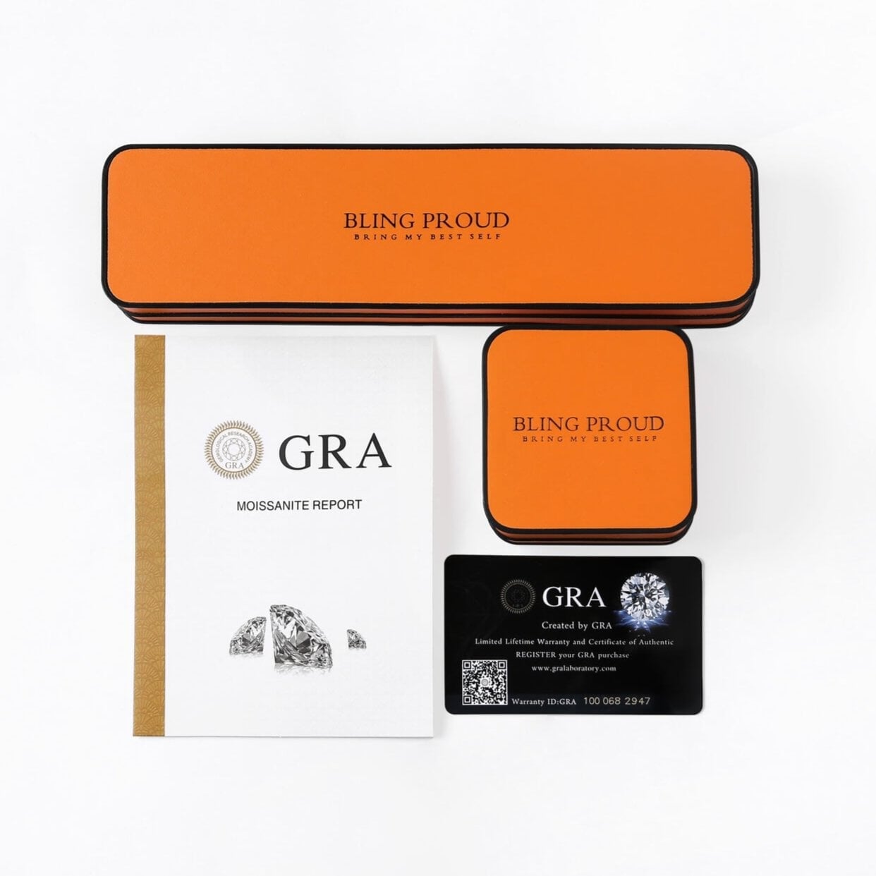 Custom Moissanite Diamond Iced Out Grillz in White Gold - Perm Cut