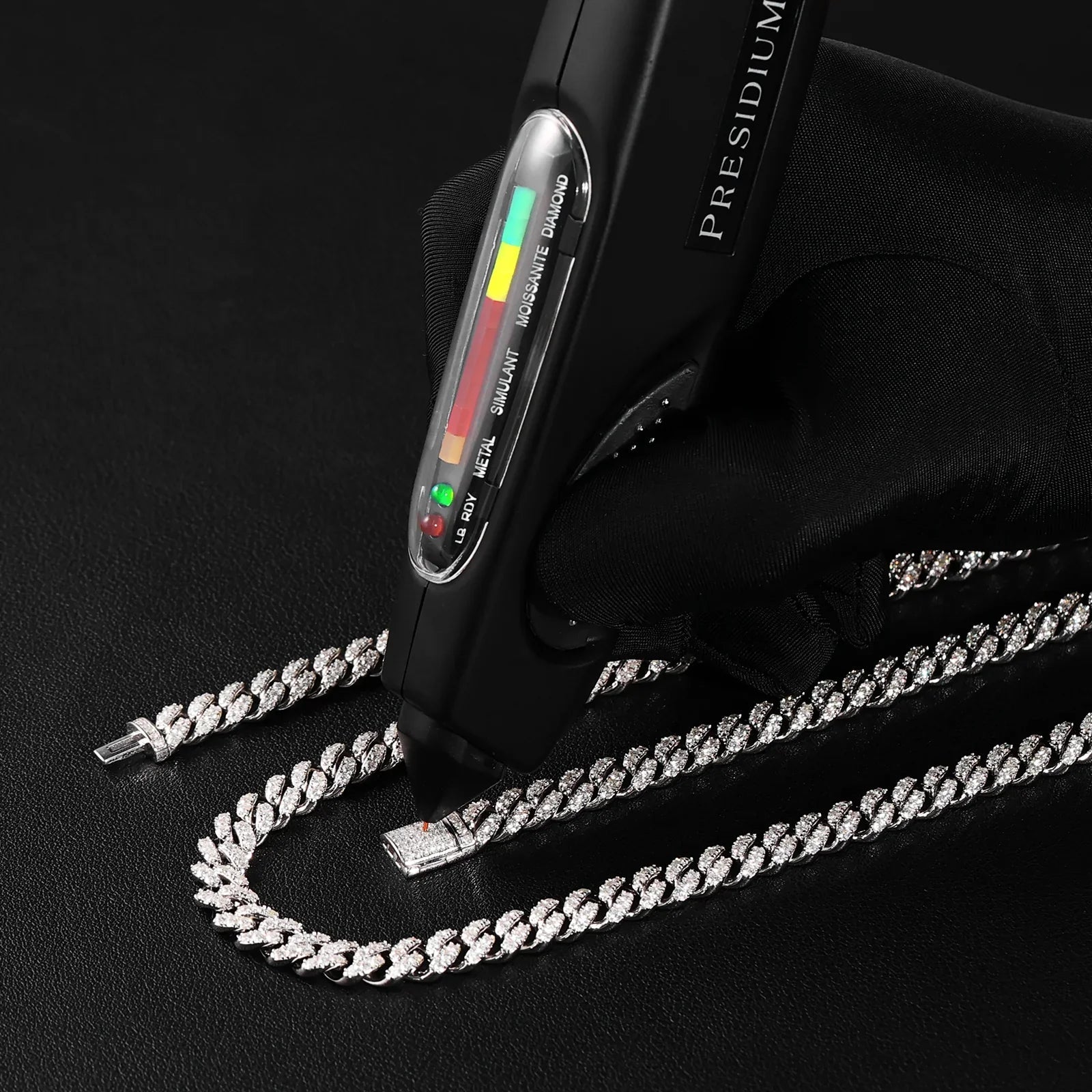 Moissanite Diamond 925 Sterling Silver Cuban Link Bracelet - 8mm Bracelets