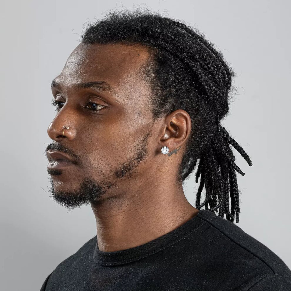 Moissanite Diamond Cluster Flower Stud Earrings in 925 Sterling Silver Earrings