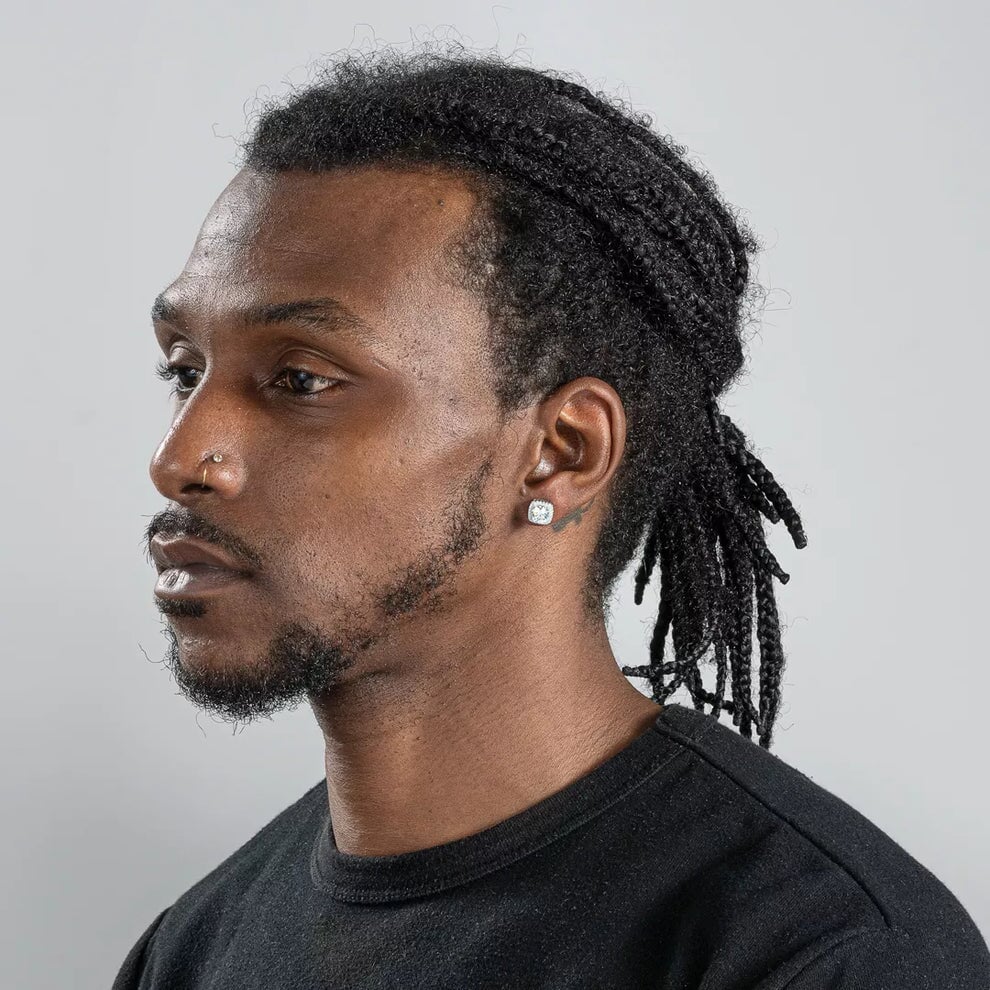 Moissanite Diamond Halo Square Stud Earrings in 925 Sterling Silver - 2.0 Carat Earrings