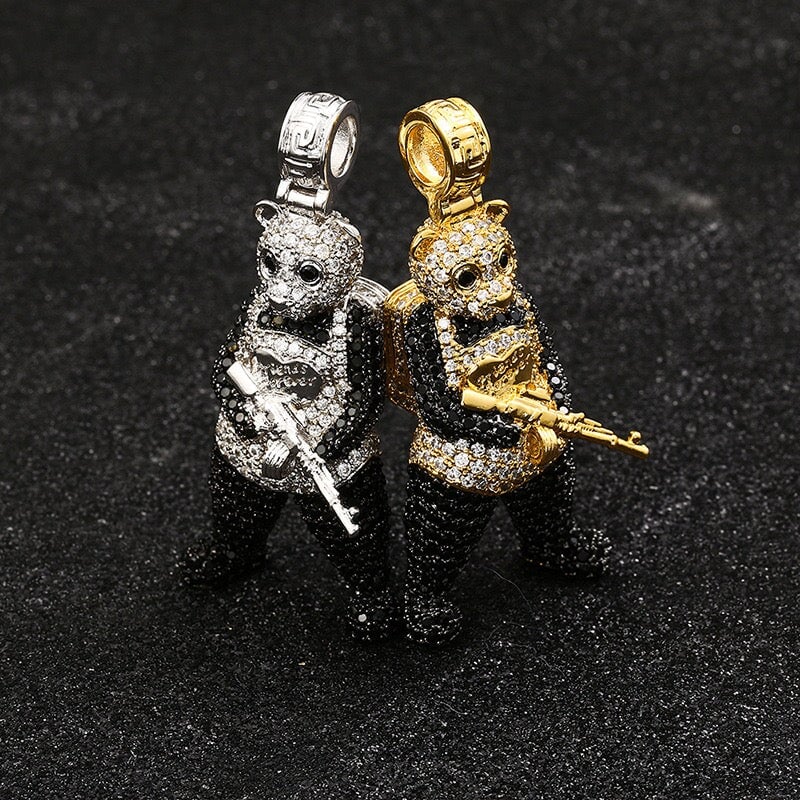 Wild Combat Panda - 2inch Charms & Pendants