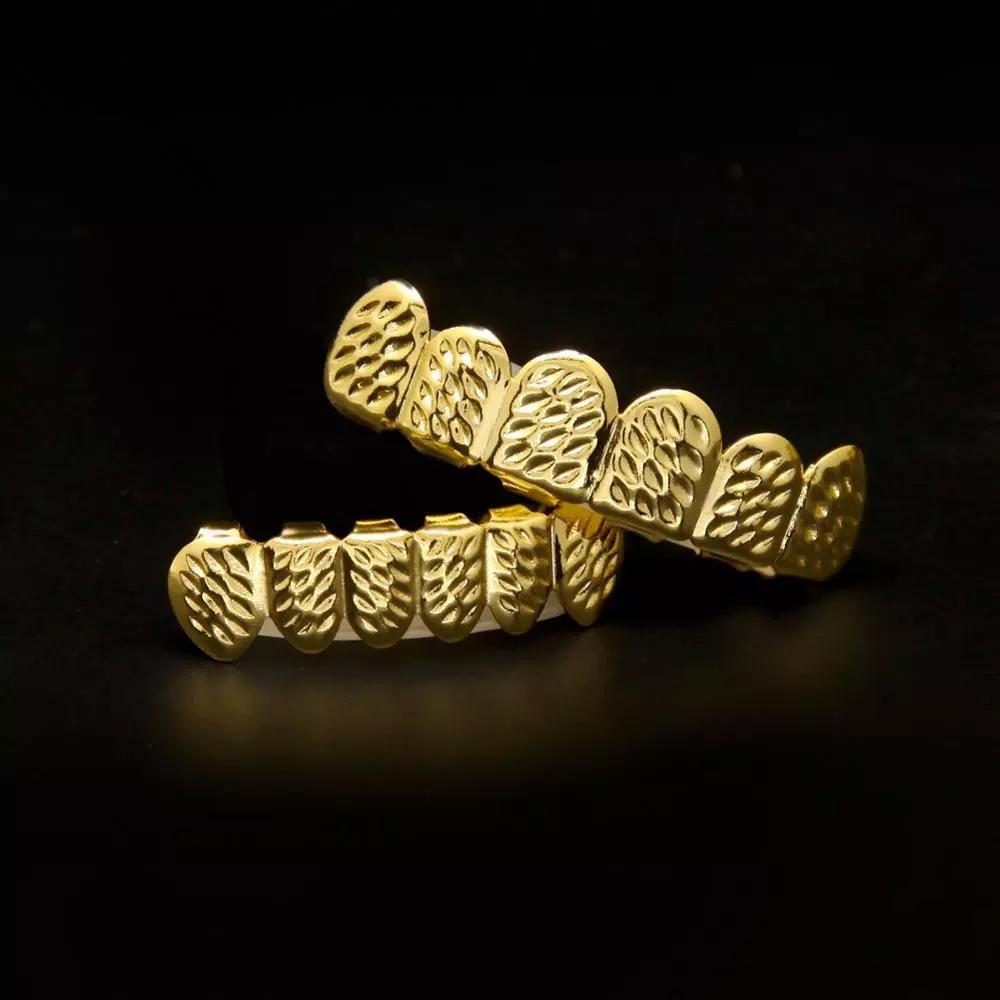 14K Gold Plated Hip-Hop Teeth Grillz