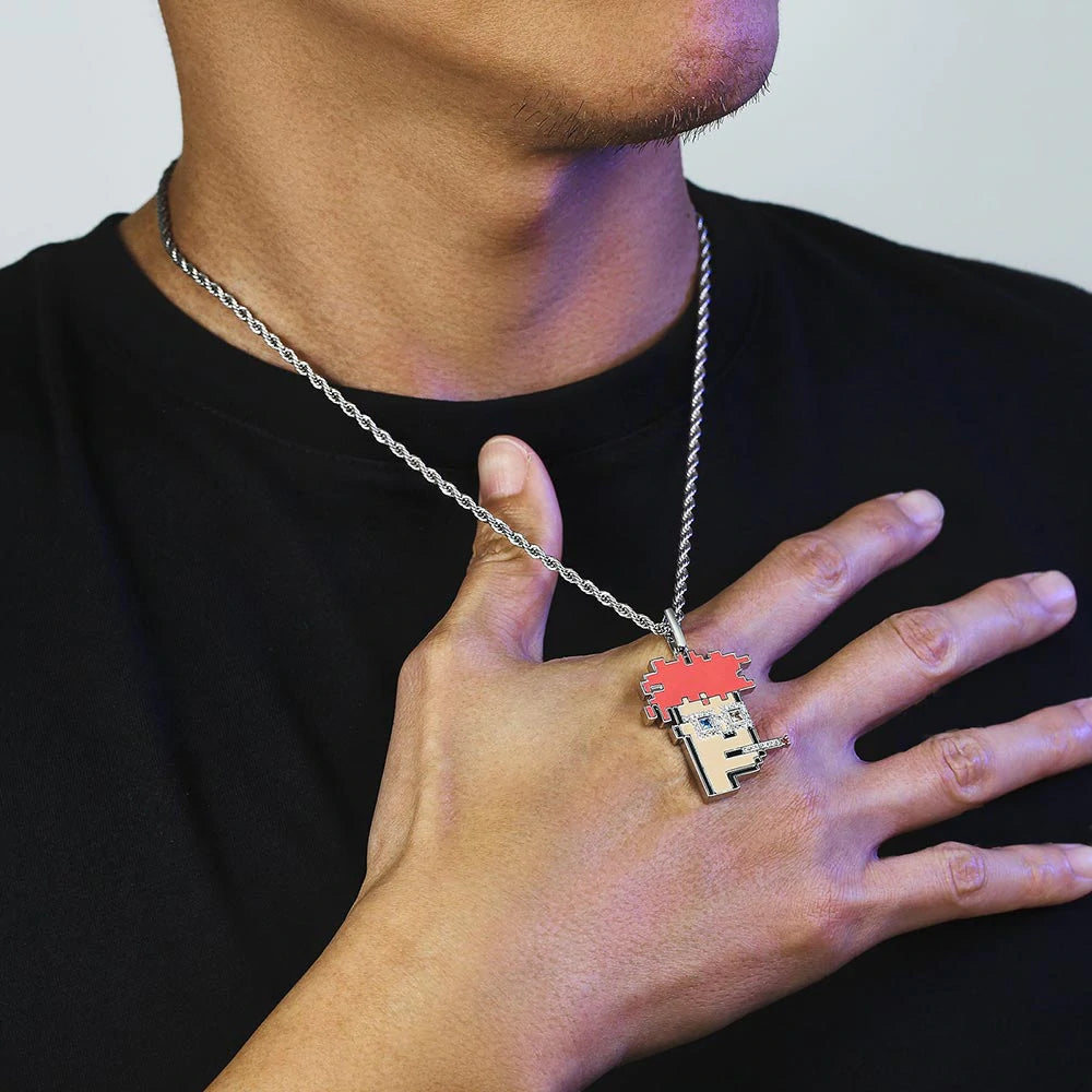 Bling Proud X Crypto Punk NFT Pendant Smoking Man