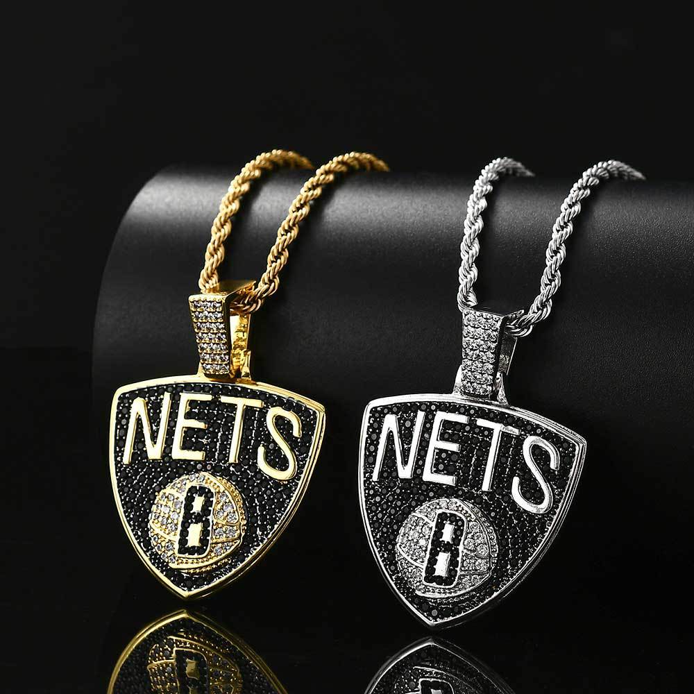 Bling Proud X NBA Brooklyn Nets Pendant Charms & Pendants
