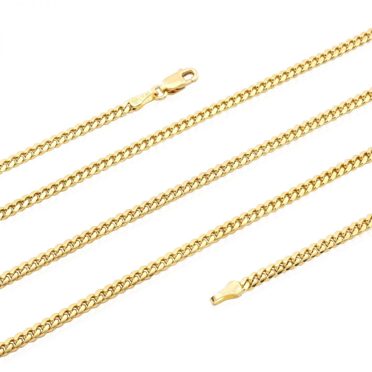 Solid 14K Gold Cuban Link Chain - 6MM