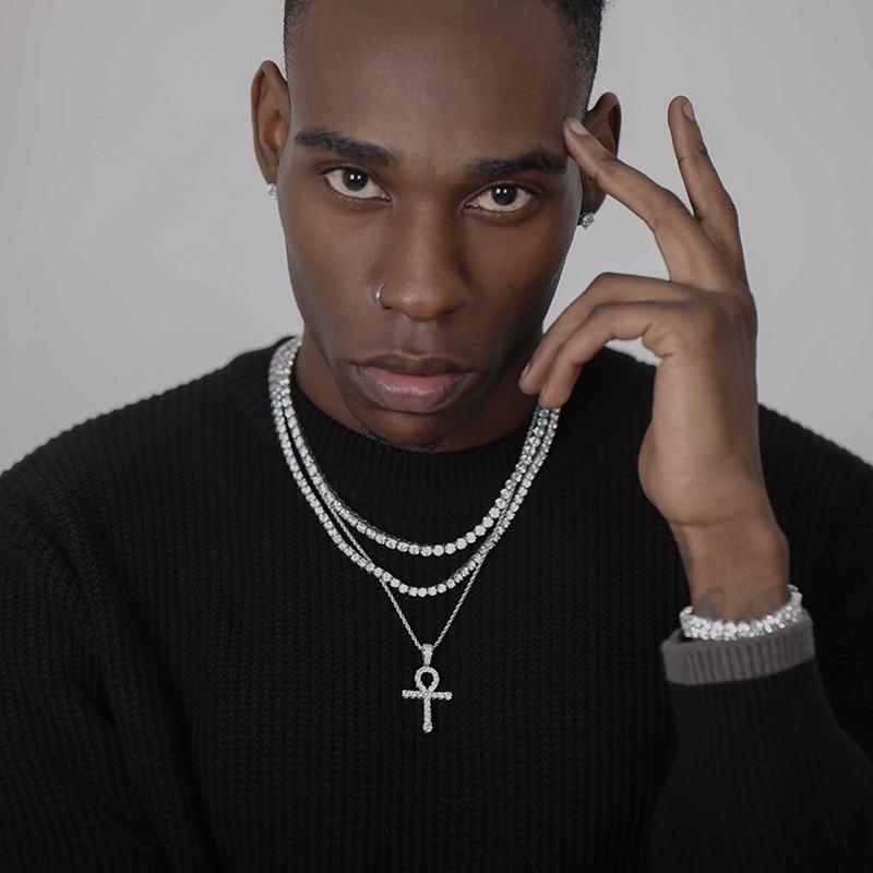 The Icy Summer® - 3/4/5mm Tennis Chain White Gold Plated