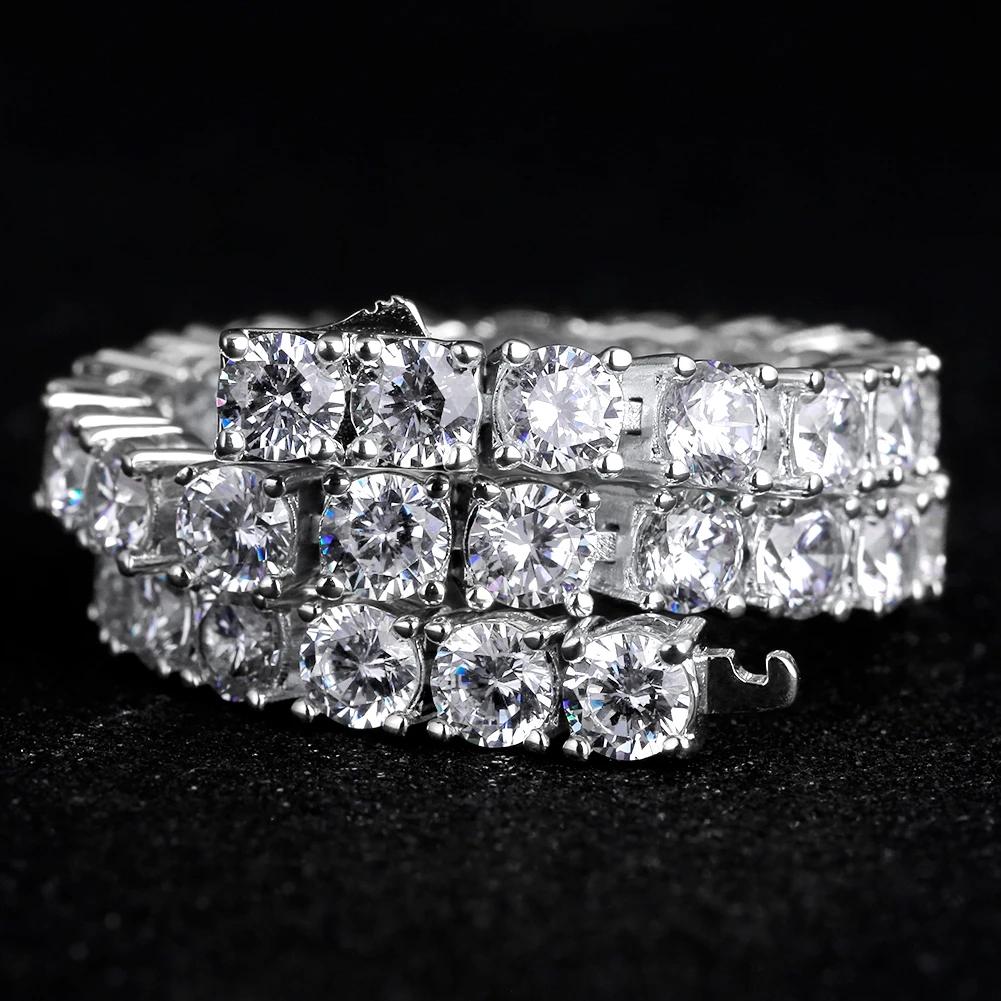 The Icy Summer® - 3/4/5mm Tennis Chain White Gold Plated