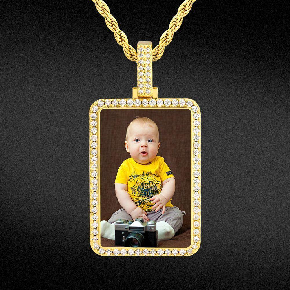 THE NOSTALGIA® - Custom Dog Tag Photo Pendant CUSTOM