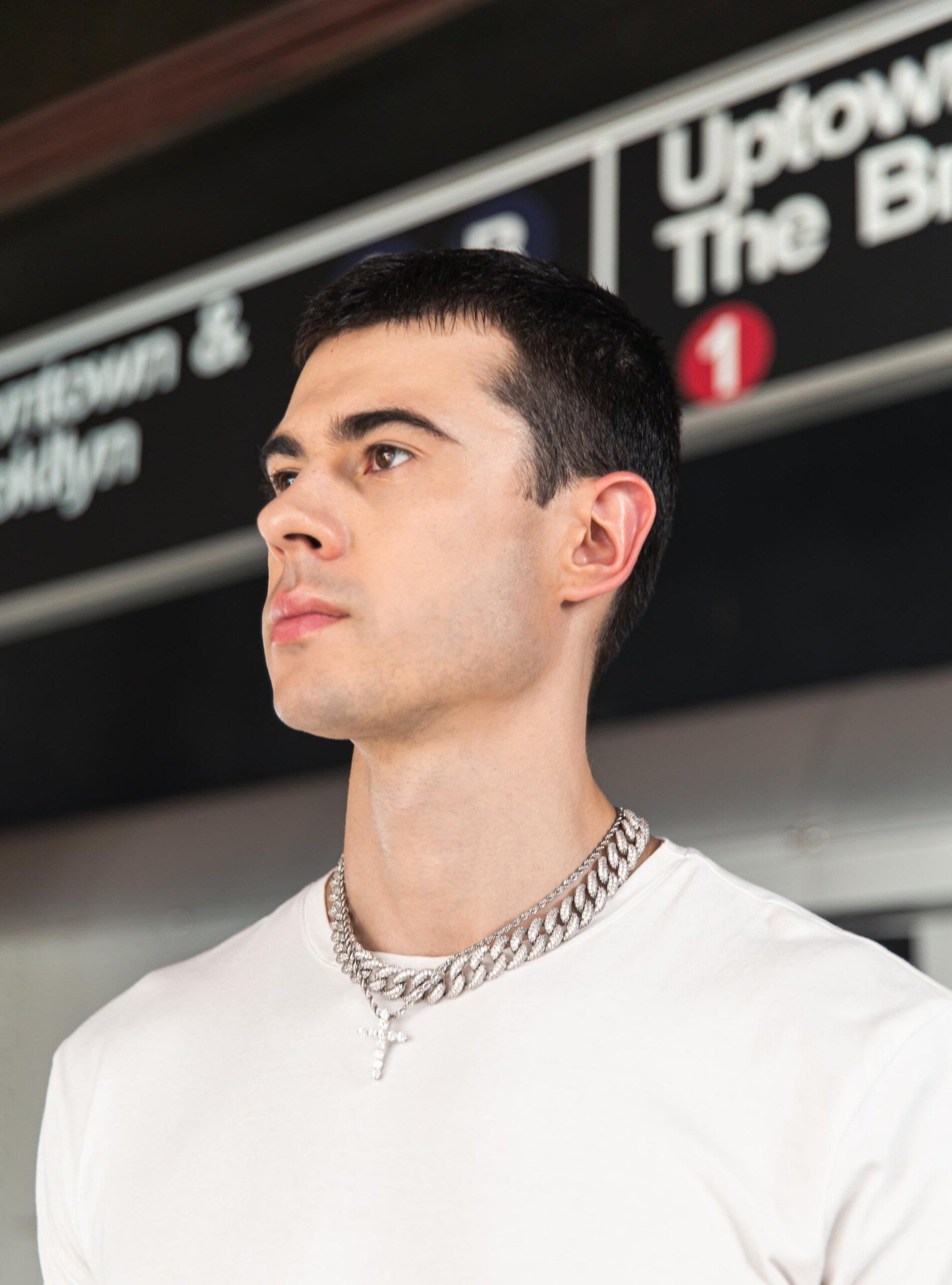 The Rising Bubble® - Iced Diamond 15mm Cuban Link Choker