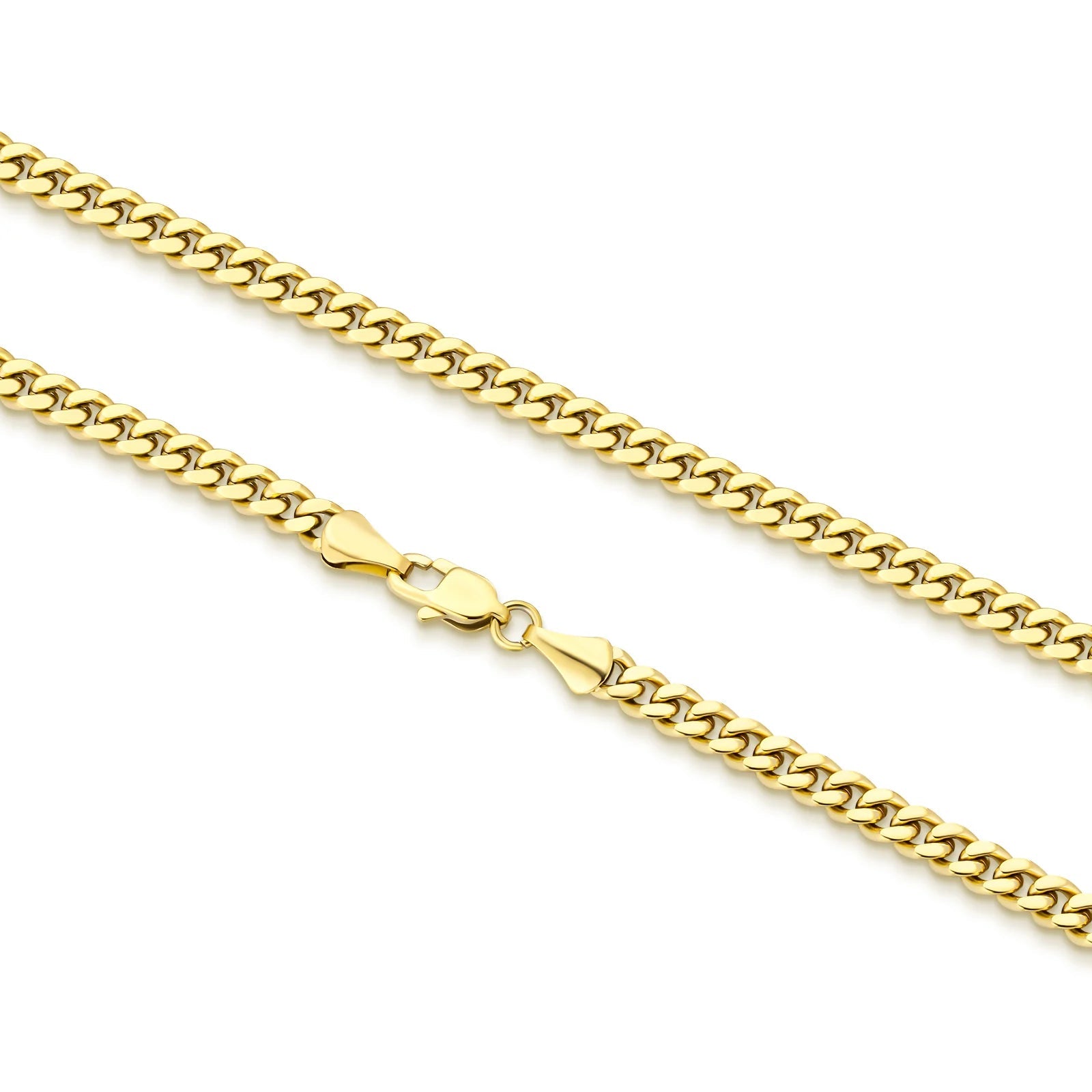 5mm Miami Cuban Link Chain in 14K Gold Necklaces 