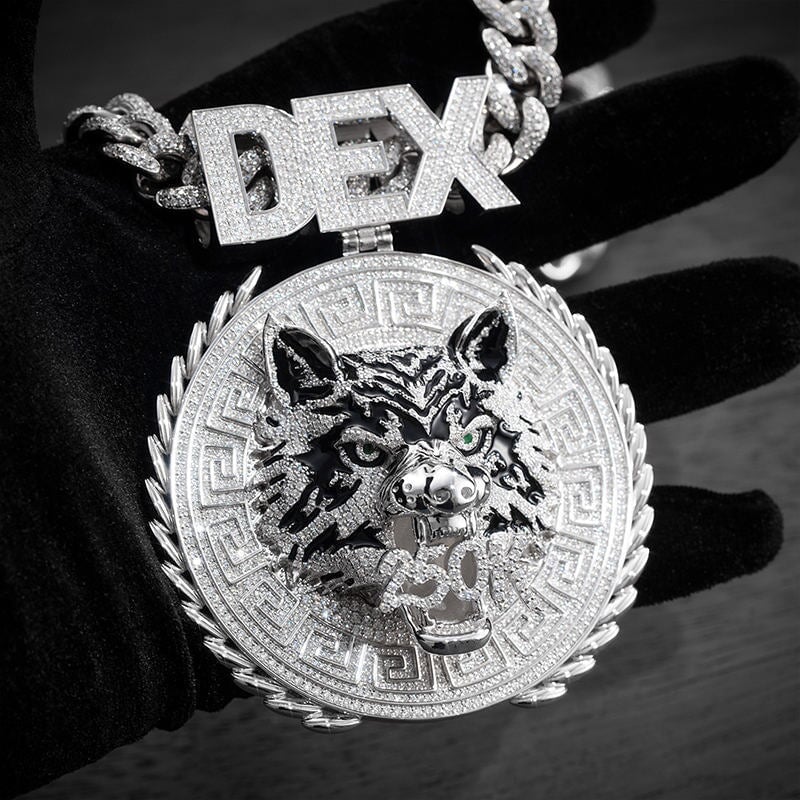 Custom Moissanite Diamond Disc Pendant Deposit (Non refundable) 