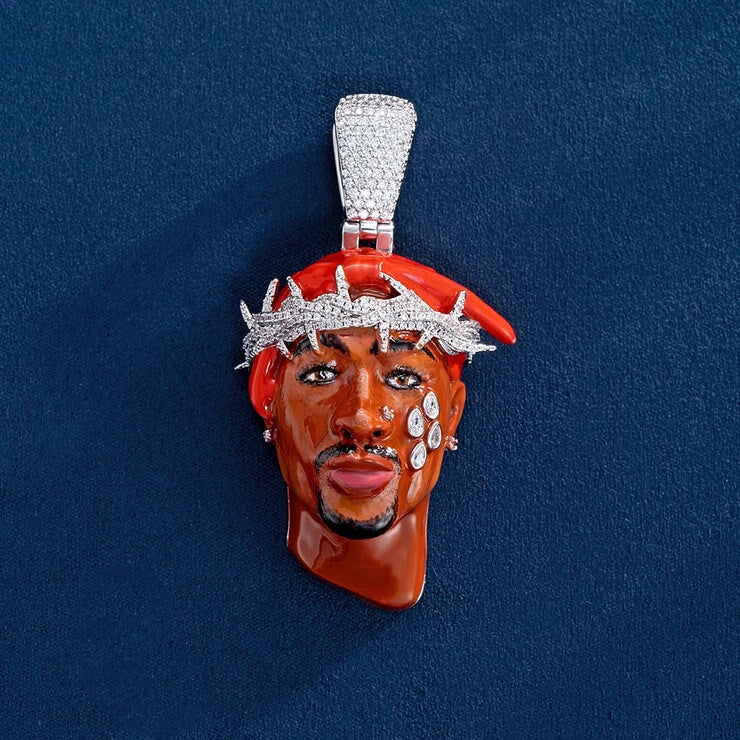 Custom Pendant Style - Tupac Shakur Charms & Pendants 