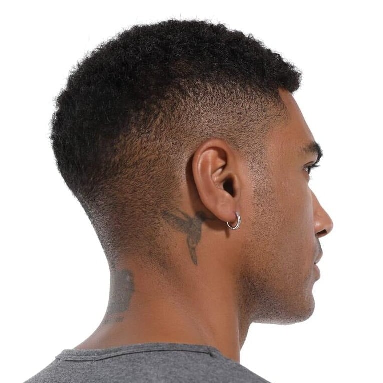 Men's Silver Hoop Earrings in White Gold - 15mm Earrings 