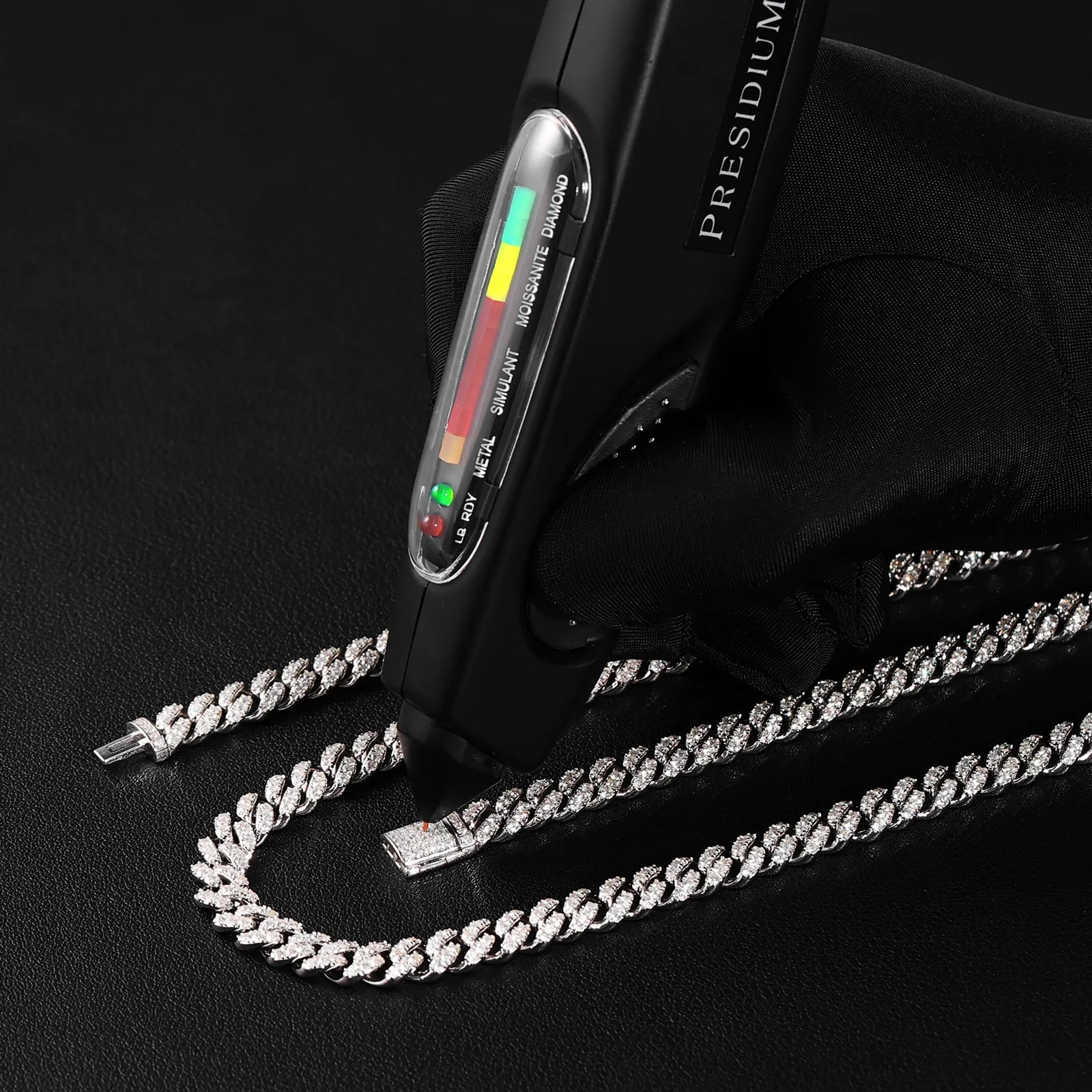 Moissanite Diamond 925 Sterling Silver Cuban Link Chain - 8mm Necklaces 