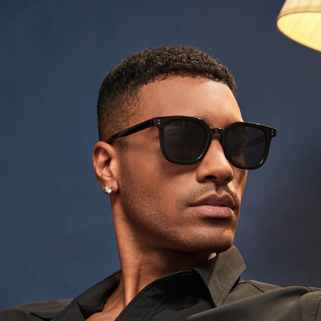 Moissanite Diamond Studs Earrings in 14K Gold - 8mm Earrings 