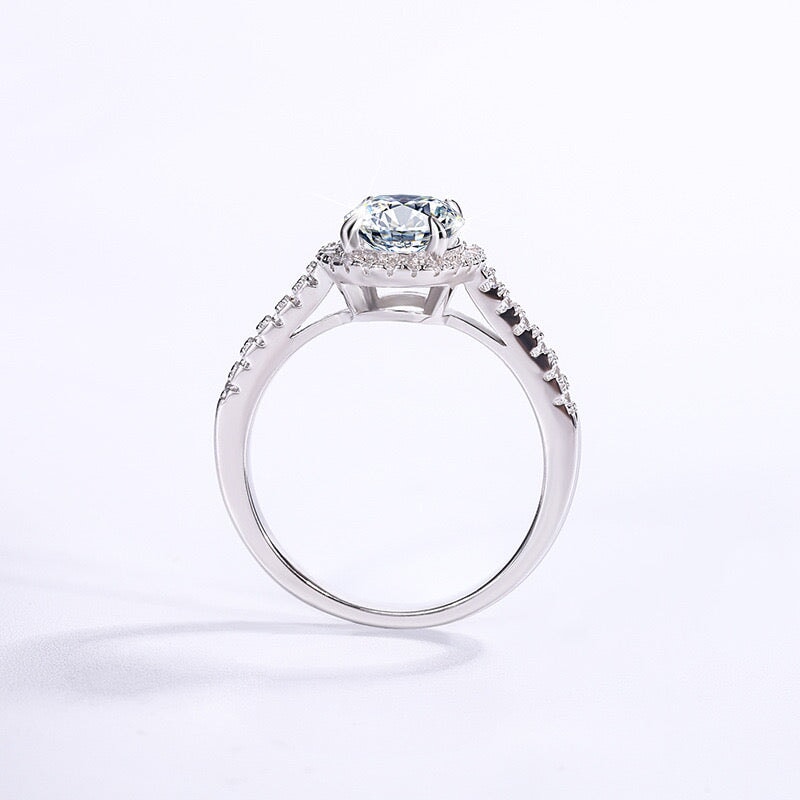 Oval Cut Moissanite Diamond Ring for Women Rings 