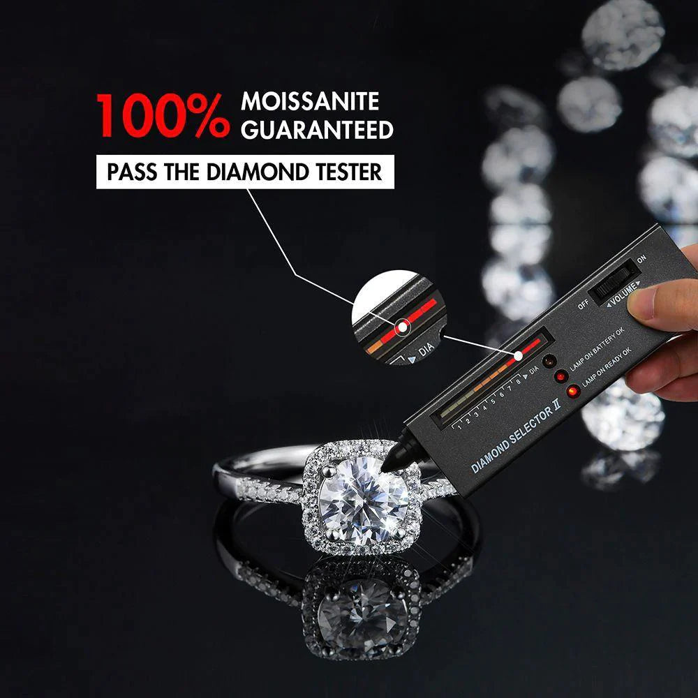 Radiant Cut Moissanite Diamond Engagement Ring for Women Rings 