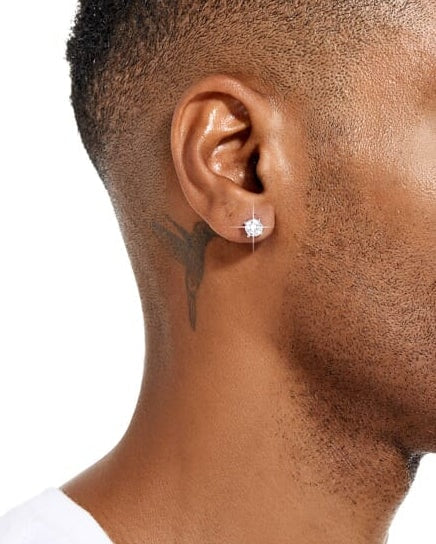 S925 Moissanite Diamond Studs Earrings - 2.0 Carat Earrings 