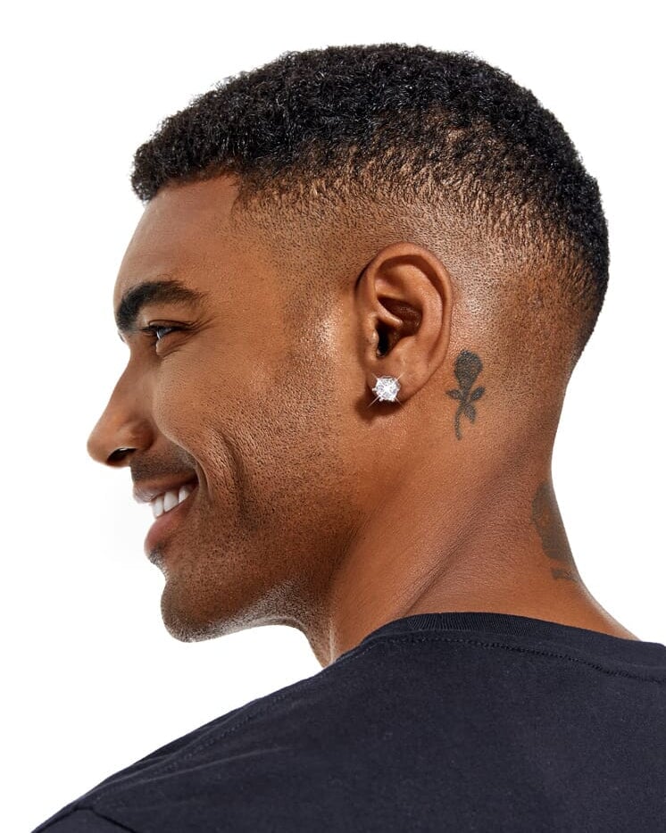 S925 Moissanite Diamond Studs Earrings - 6.0 Carat Earrings 