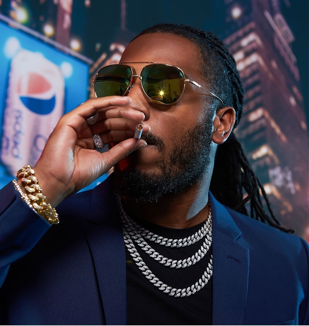 18mm Iced Out Cuban Link Chain White Gold Plated Necklaces 