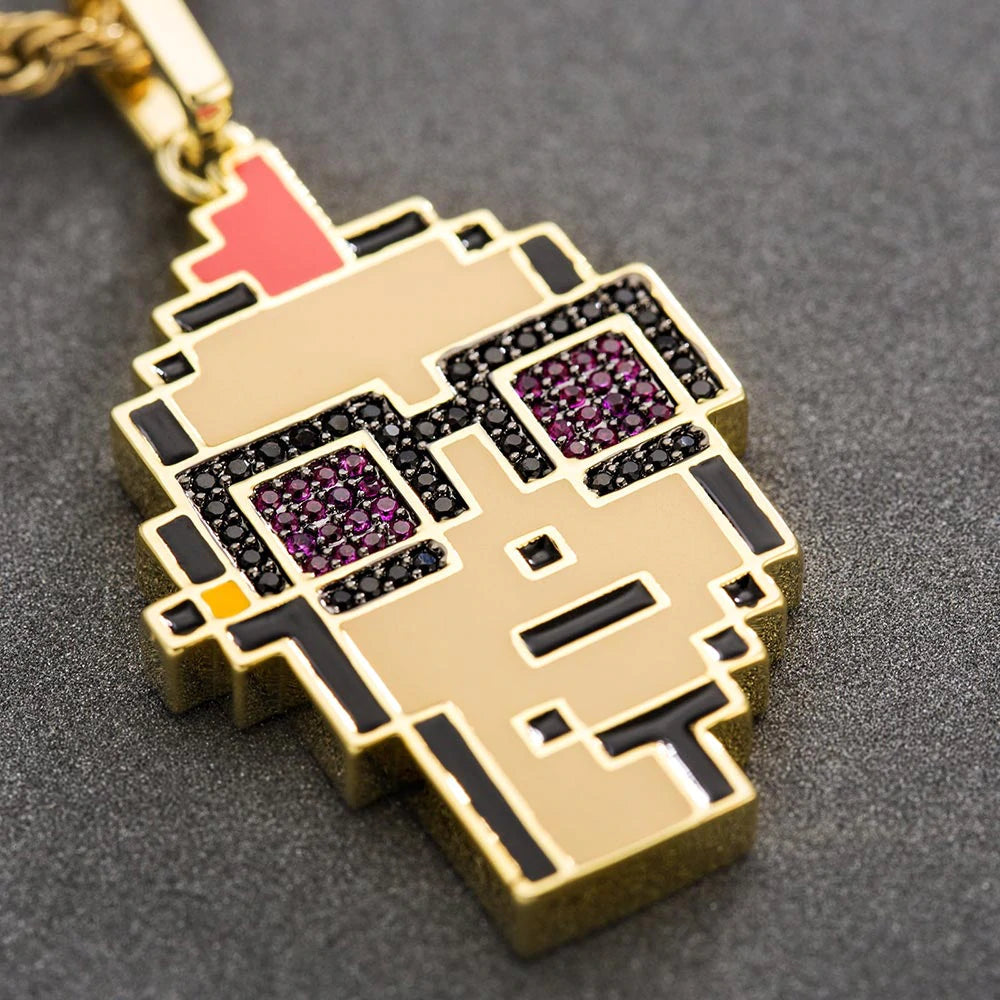 Bling Proud X Crypto Punk NFT Pendant Red Hair Man 