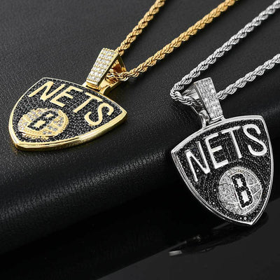Bling Proud X NBA Brooklyn Nets Pendant Charms & Pendants 