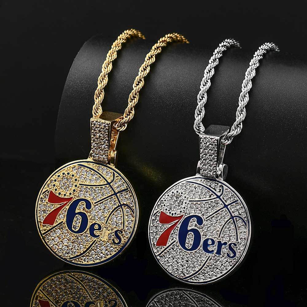 Bling Proud X NBA Philadelphia 76ers Pendant Charms & Pendants 