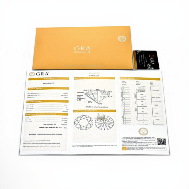 Excellent VVS1 Moissanite Diamond Earrings Studs in White Gold Earrings 