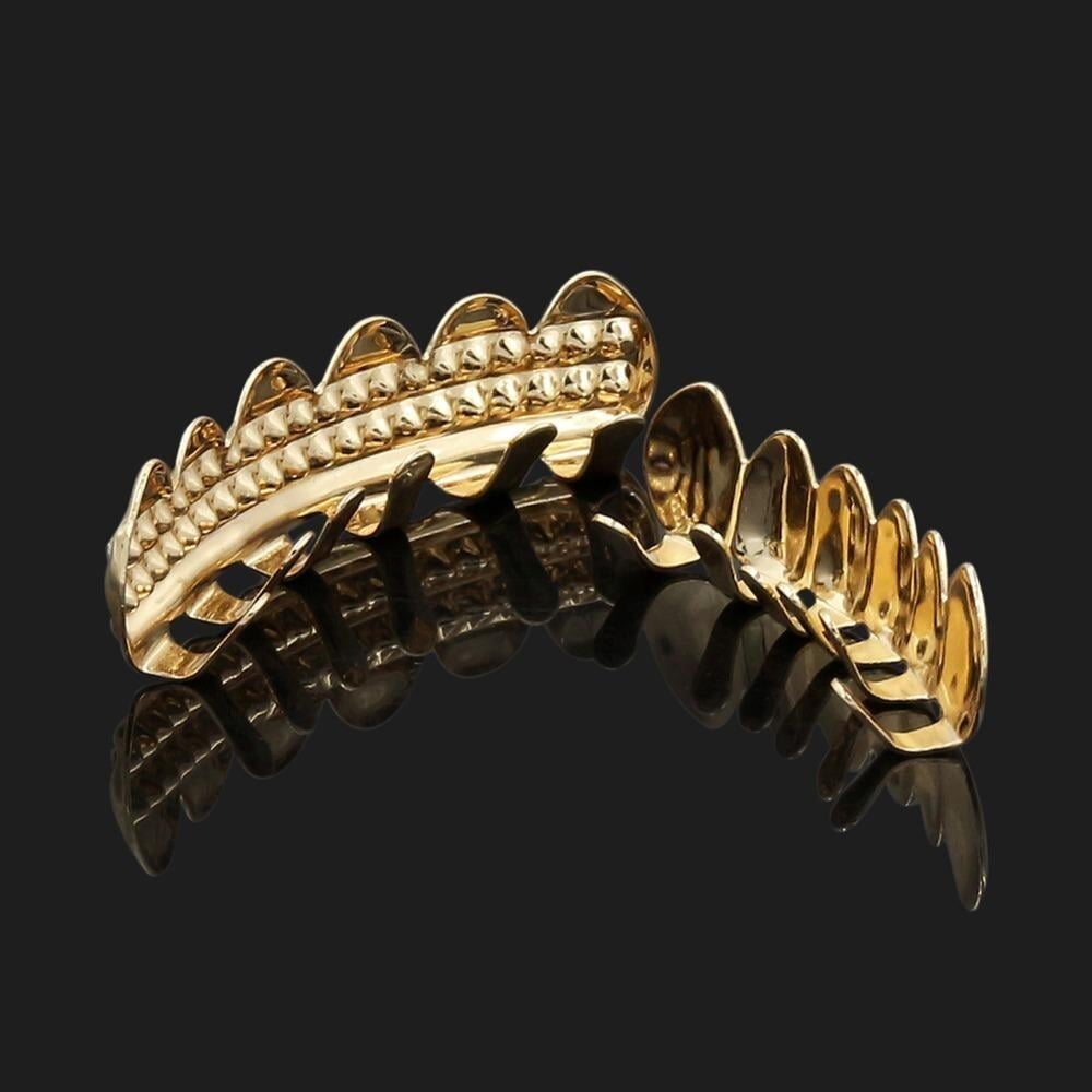 Iced Out CZ Hip-Hop Teeth Grillz 