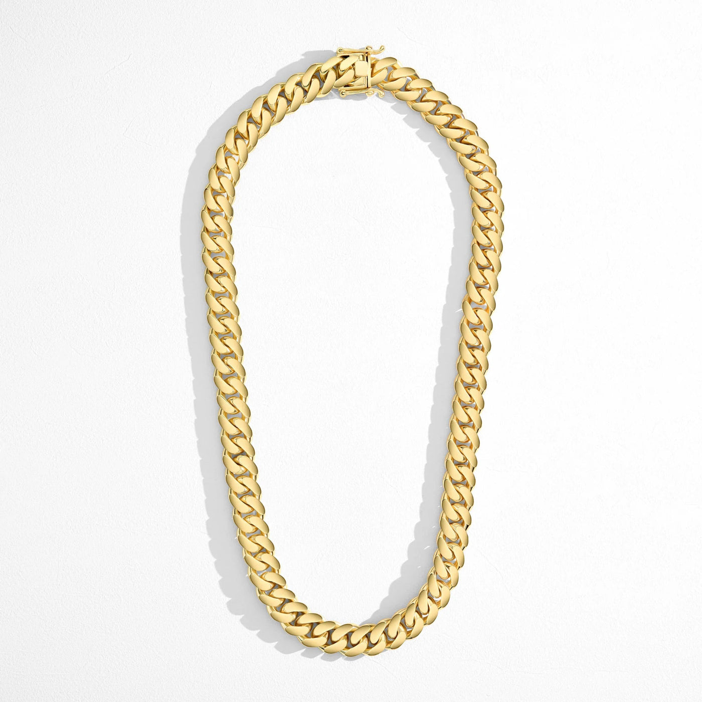 Solid 14K Gold Cuban Link Chain - 12MM 