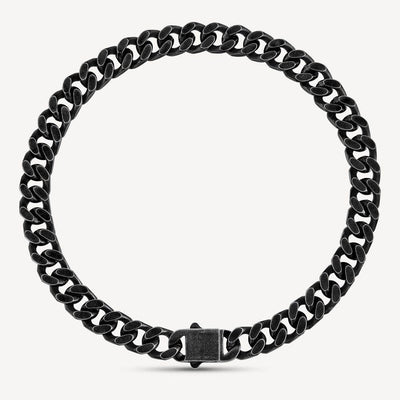 The Darth Vader II® - 14mm Black Cuban Link Chain in Black Gold 
