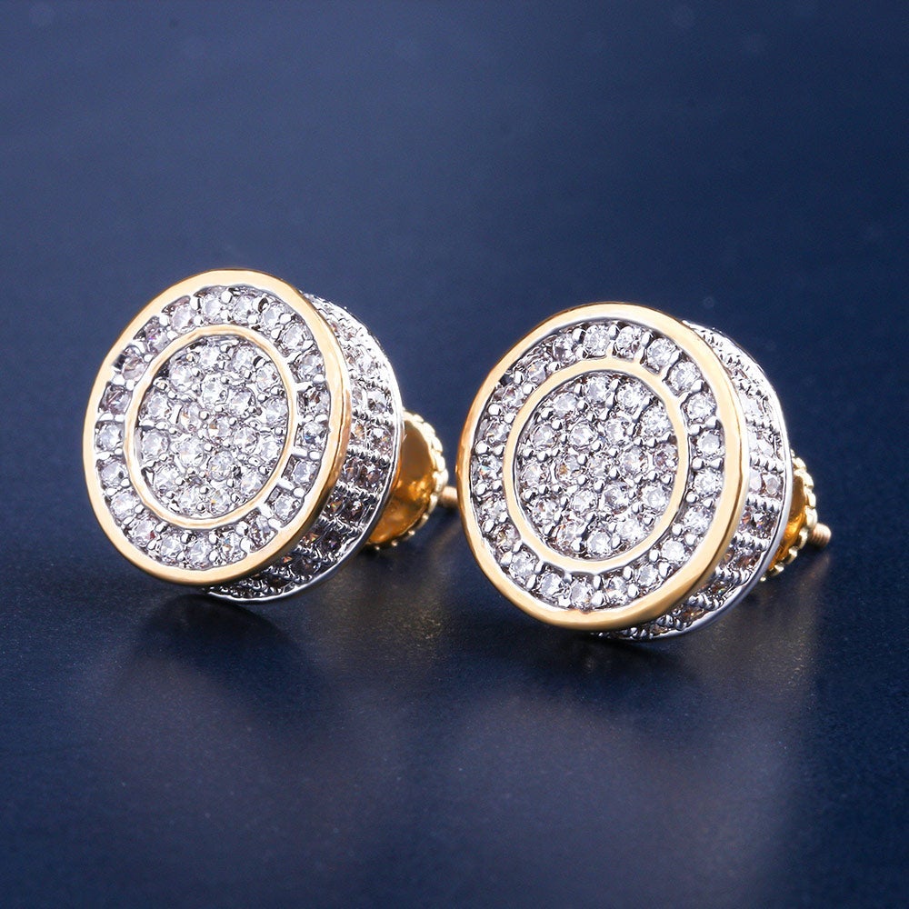 Etnico 18K Gold Plated Chandbali Earrings Glided With Kundans For Wome