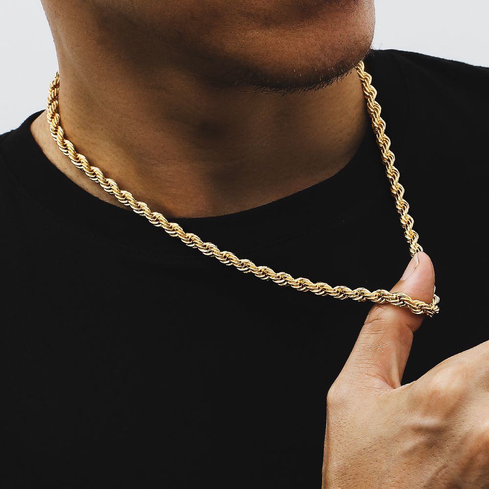 6mm Hip Hop Rope Chain for Men