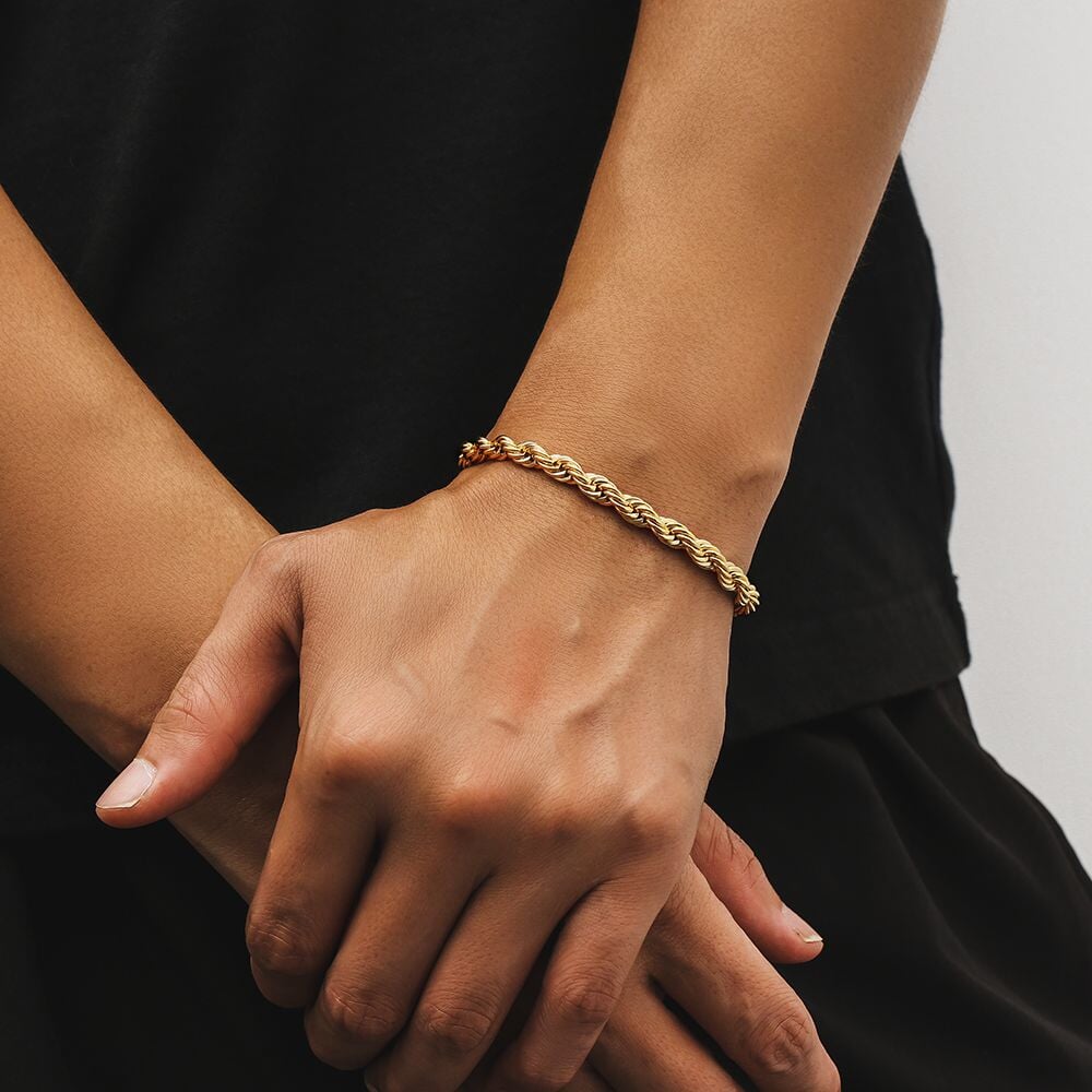 The Golden Age® - 6mm Rope Bracelet for Men 
