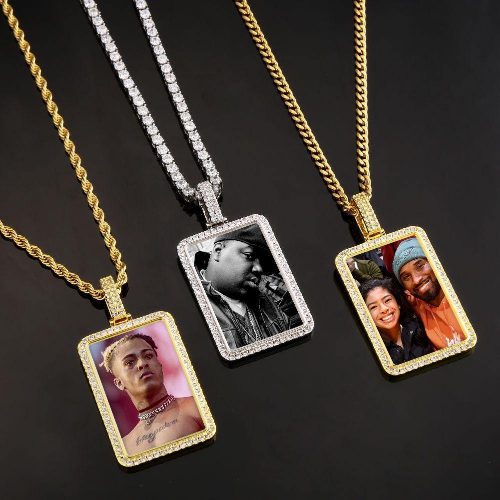 THE NOSTALGIA® - Custom Dog Tag Photo Pendant CUSTOM 