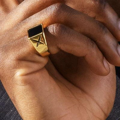 The Power® - Black Onyx Mens Ring 