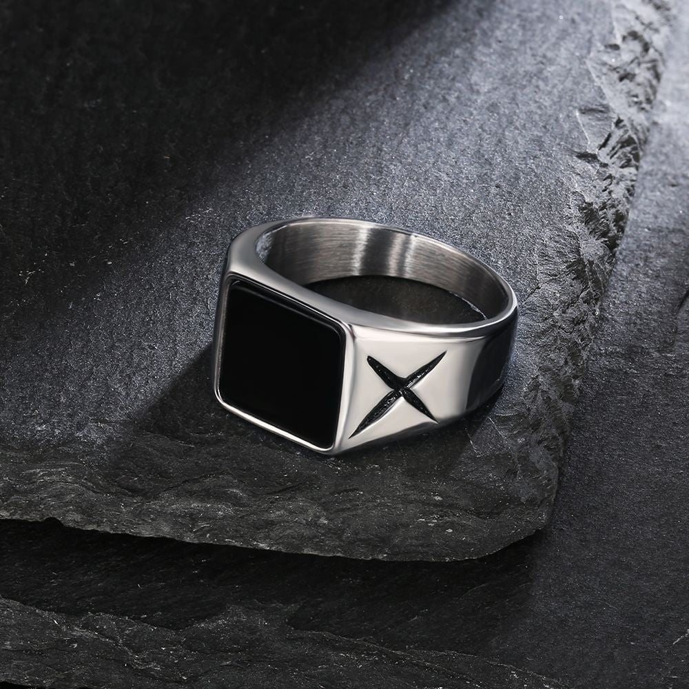 The Power® - Black Onyx Mens Ring 