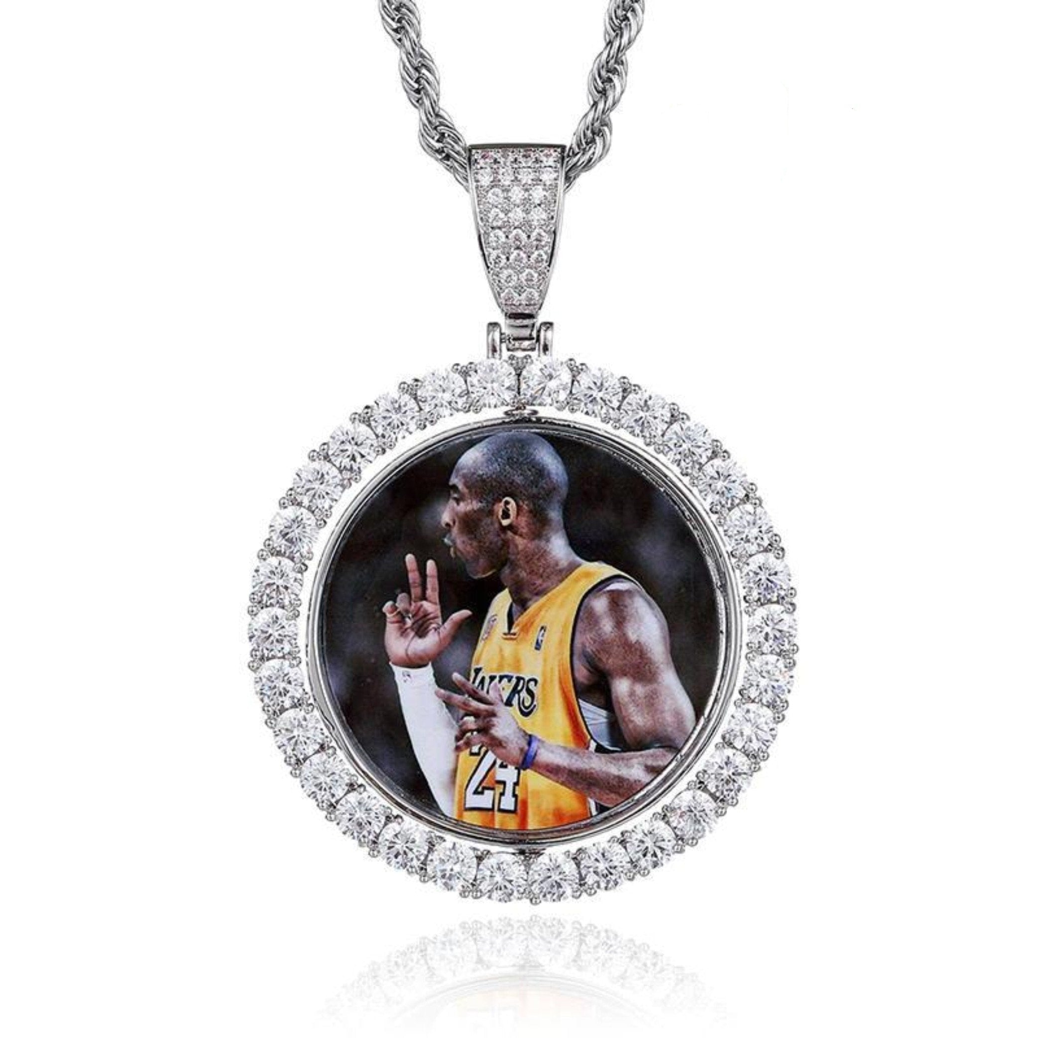 The Rotating Memories® - Custom Two-Faced Photo Pendant CUSTOM 